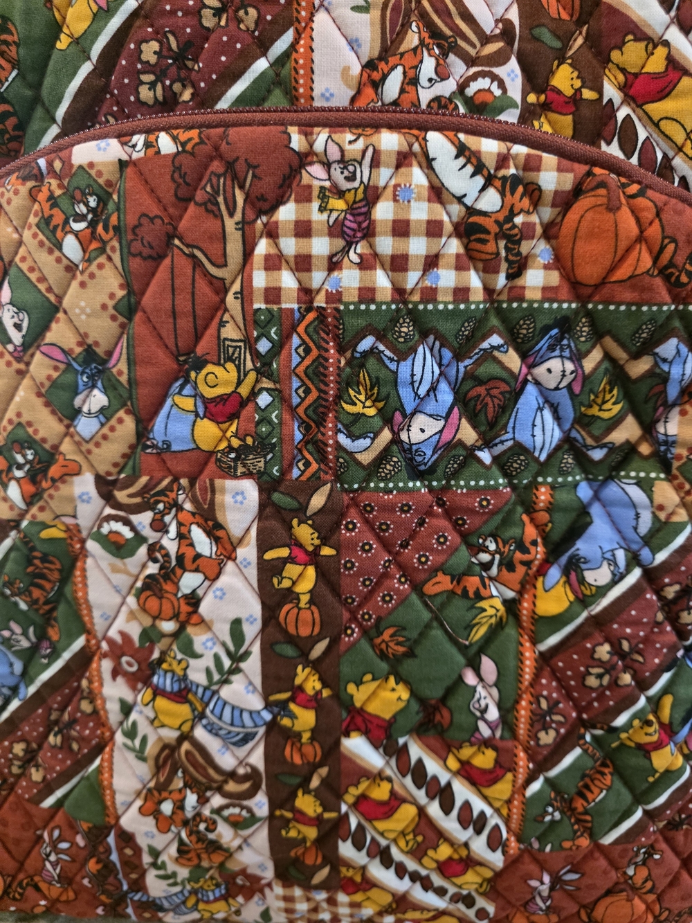 Vera Bradley Winnie The Pooh Patchwork Quilted Backpack-NWT - Picture 3 of 10